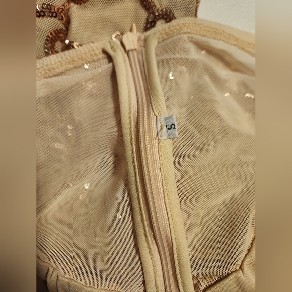 Rose Gold and Nude Gown - Picture 10 of 11